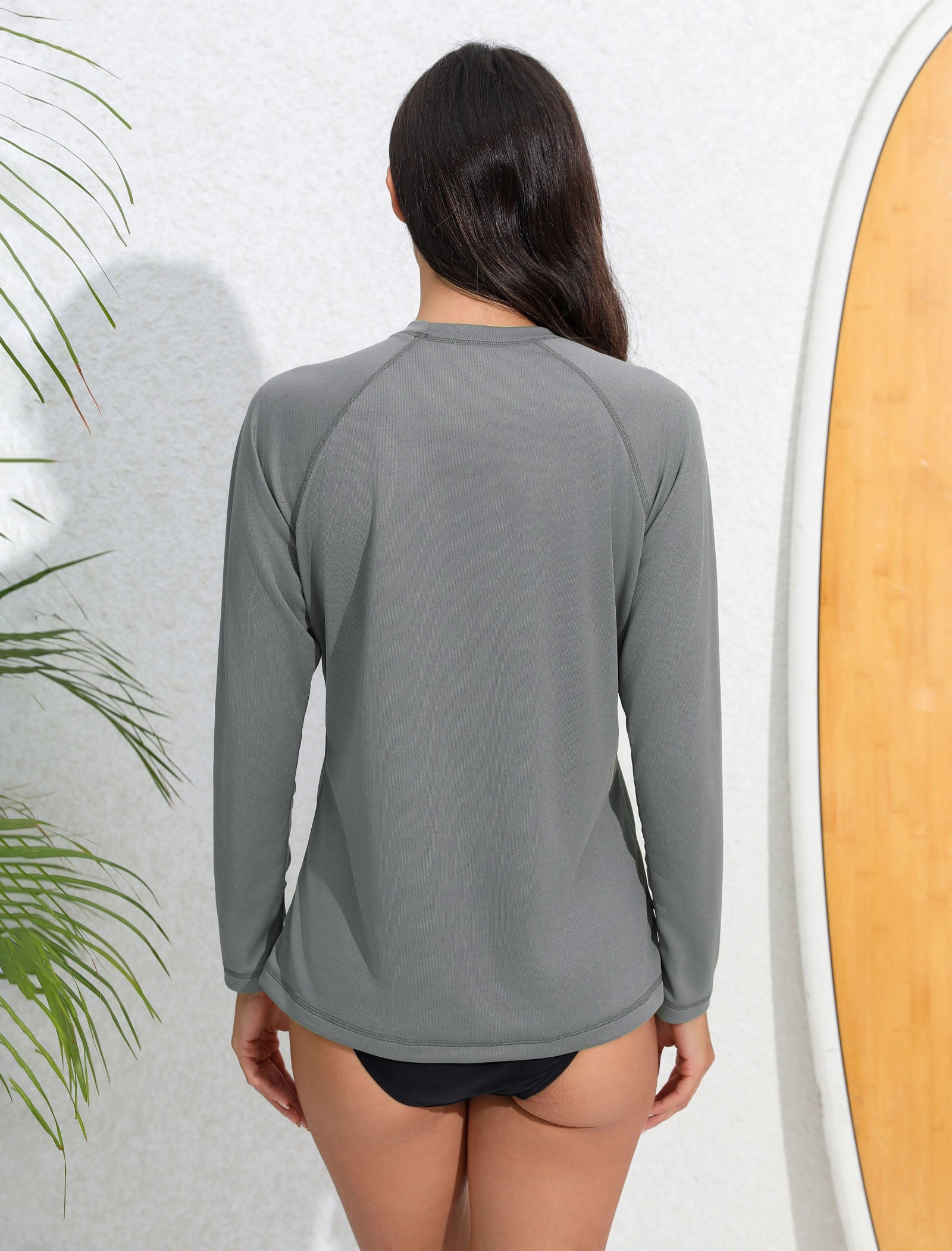 Halcurt Women Long Sleeve Swim Shirt
