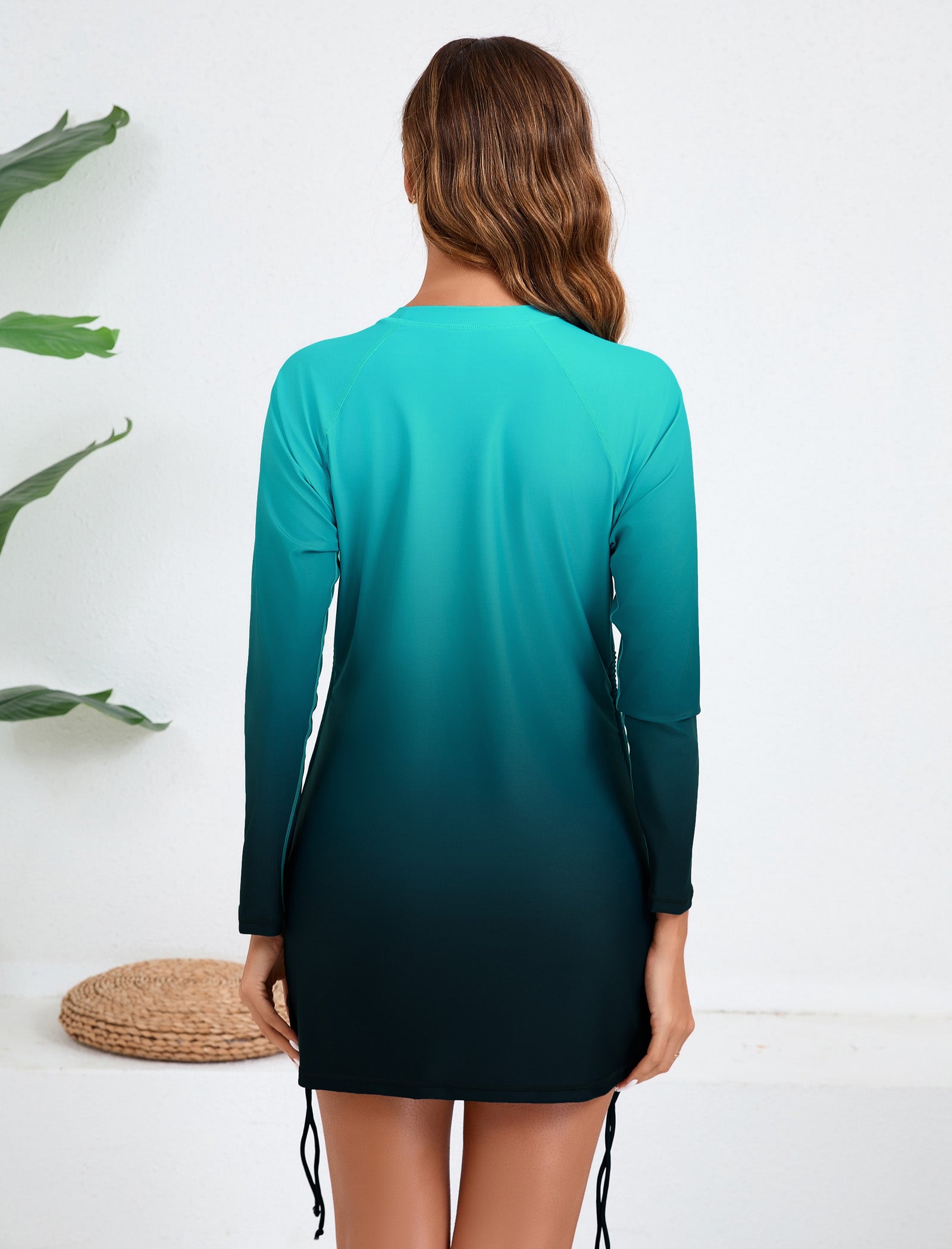 Halcurt Women Rash Guard Long Sleeve Swim Top