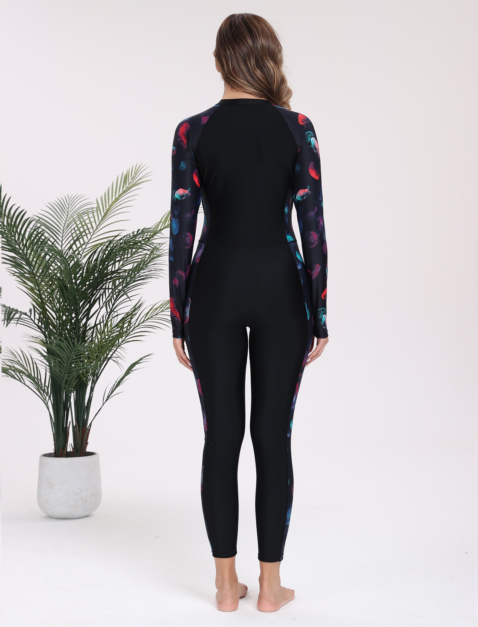 Adventure Base Layer Full Body One Piece Rash Guard with Built in Bra