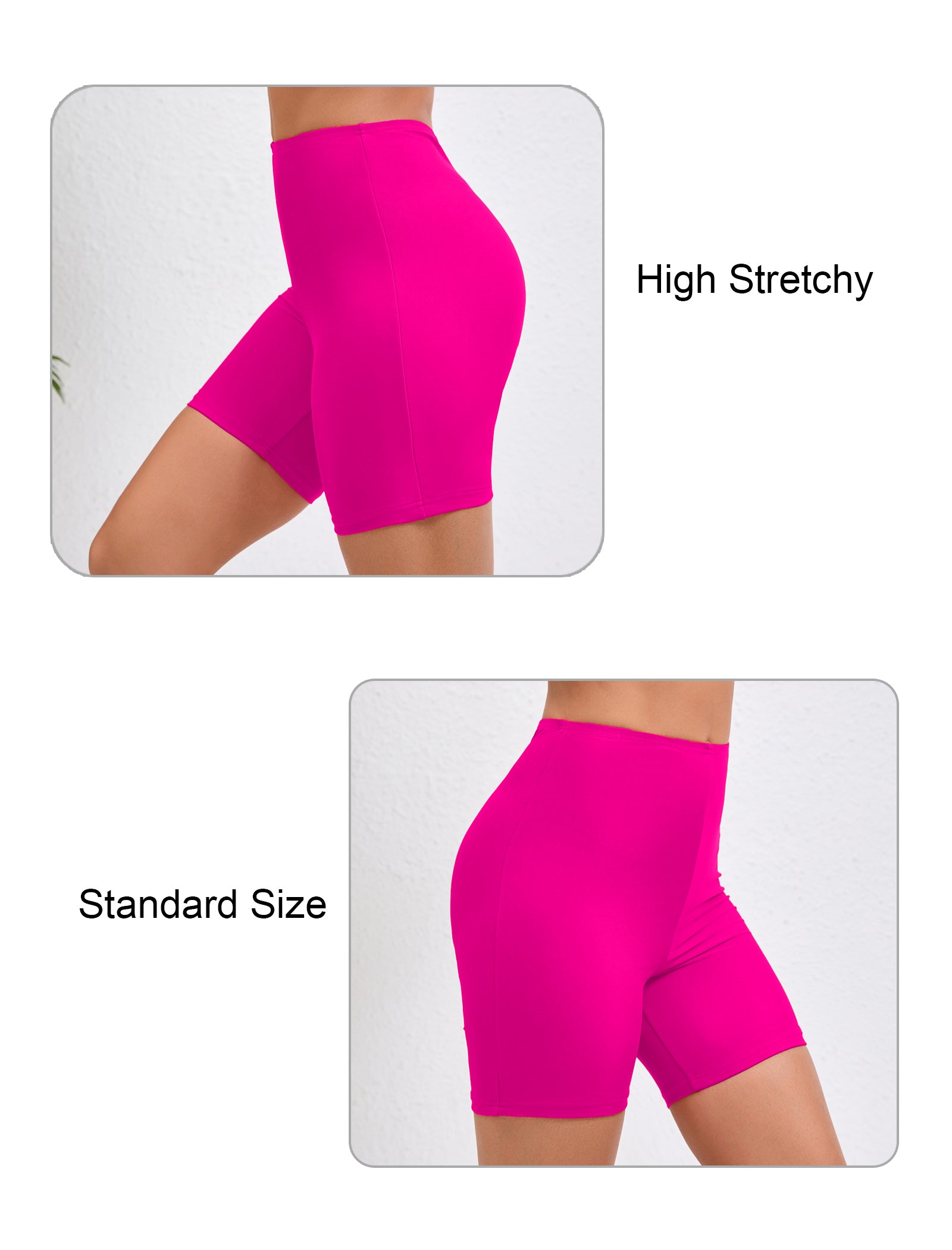 5 High Waisted Boyshort Swim Board Shorts (Available in Plus)