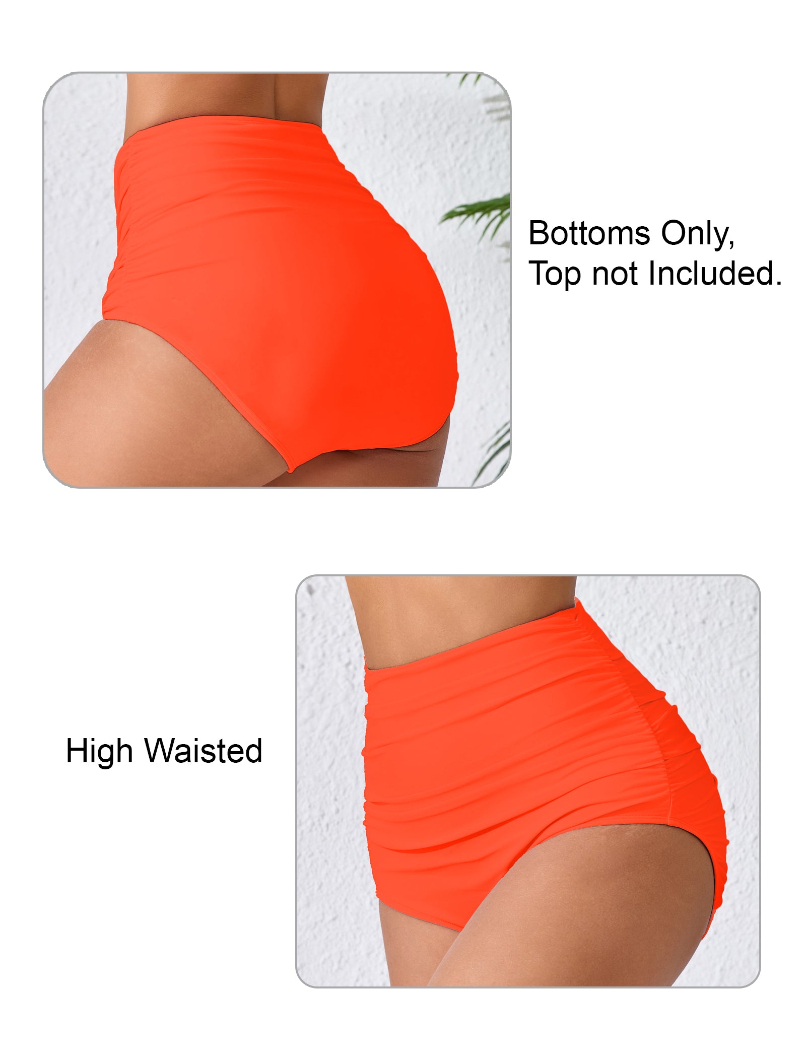 Effortless Shoreline High Waisted Full Ruched Swim Bottoms