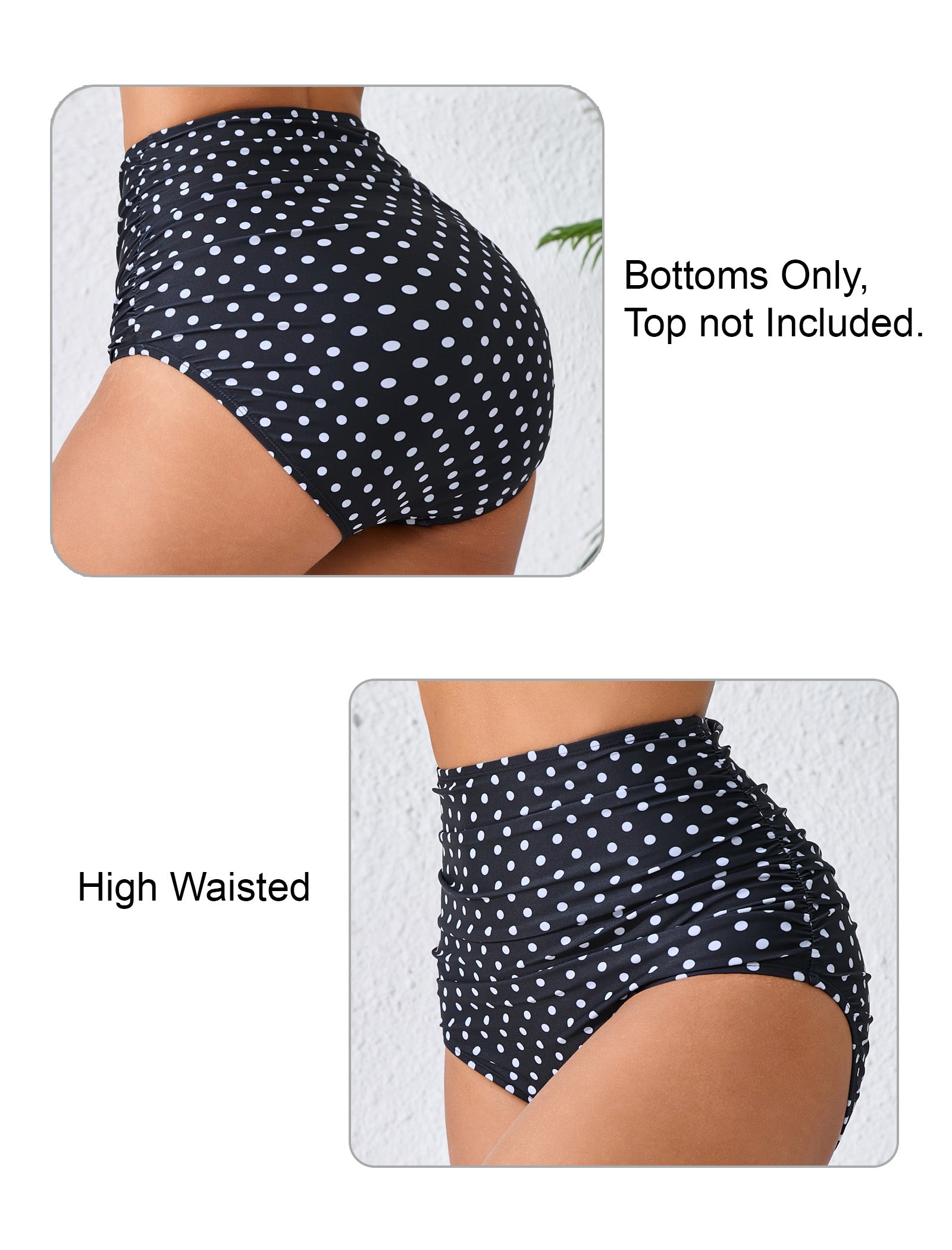 Effortless Shoreline High Waisted Full Ruched Swim Bottoms