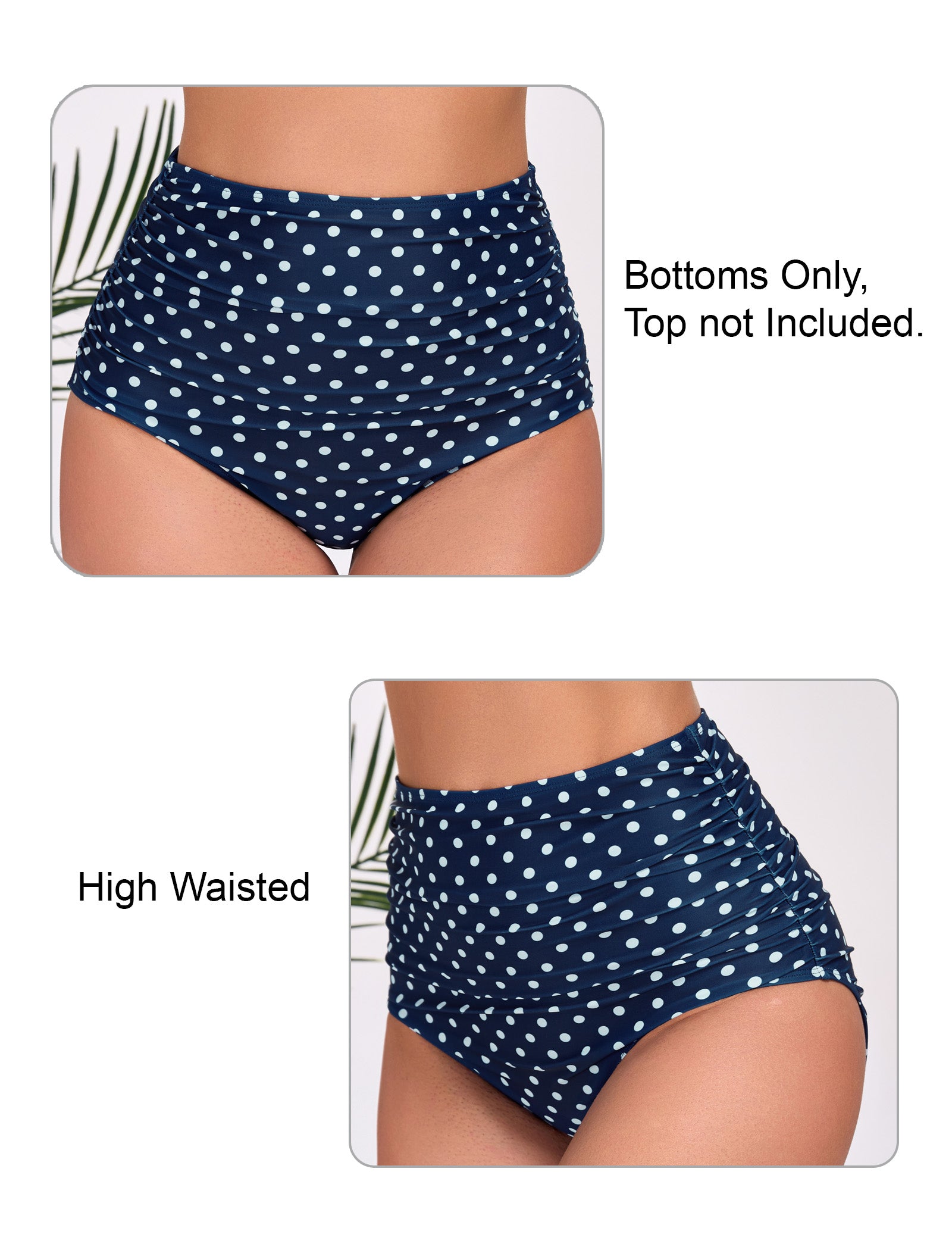 Effortless Shoreline High Waisted Full Ruched Swim Bottoms