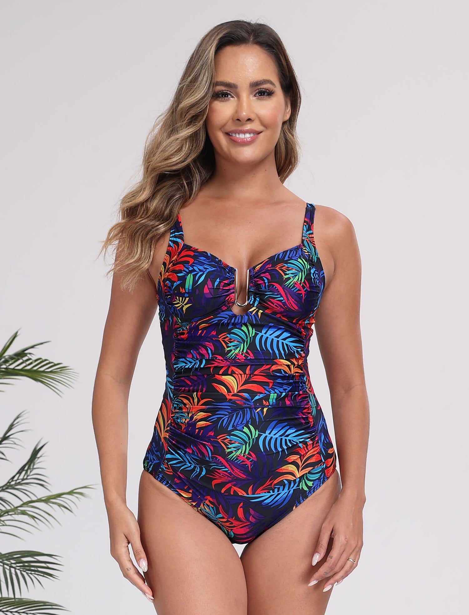 Elegance Garden U Linked One Piece Swimsuit