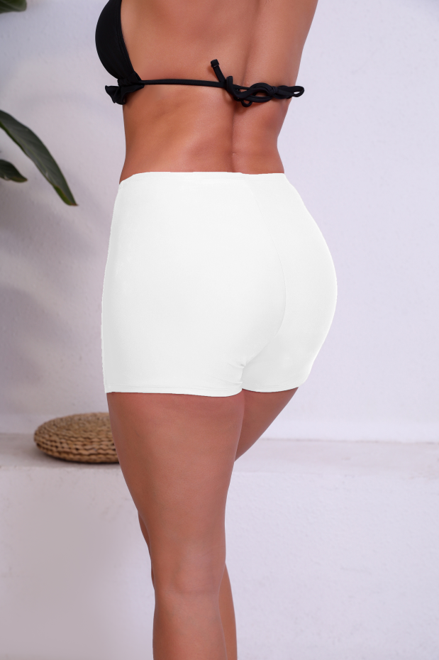 Halcurt Damen 3&quot; High Waist Badeshorts Tankini-Unterteil