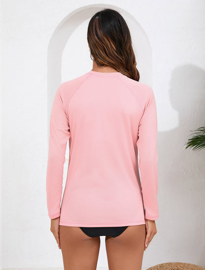 Halcurt Women Long Sleeve Swim Shirt