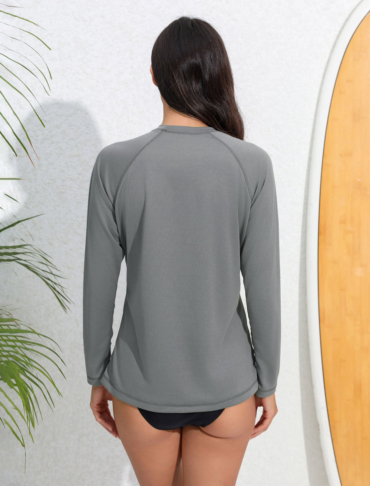 Halcurt Women Long Sleeve Swim Shirt