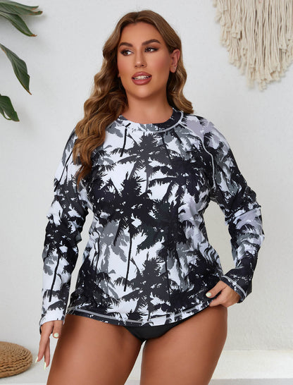 Maillots de bain anti-UV Halcurt pour femmes grandes tailles