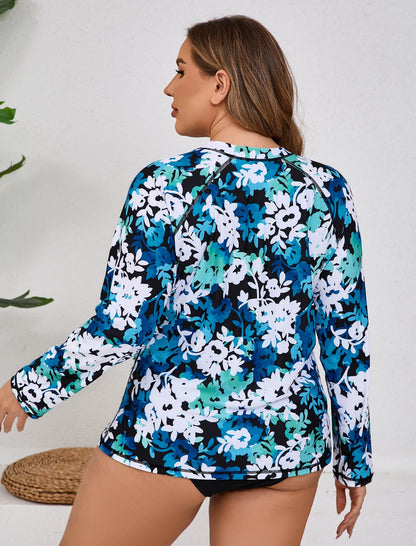 Maillots de bain anti-UV Halcurt pour femmes grandes tailles