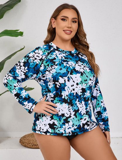 Maillots de bain anti-UV Halcurt pour femmes grandes tailles