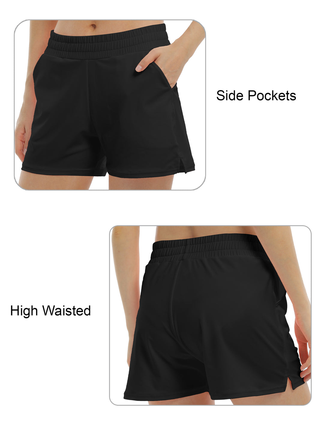 Short de bain taille haute pour femme Halcurt