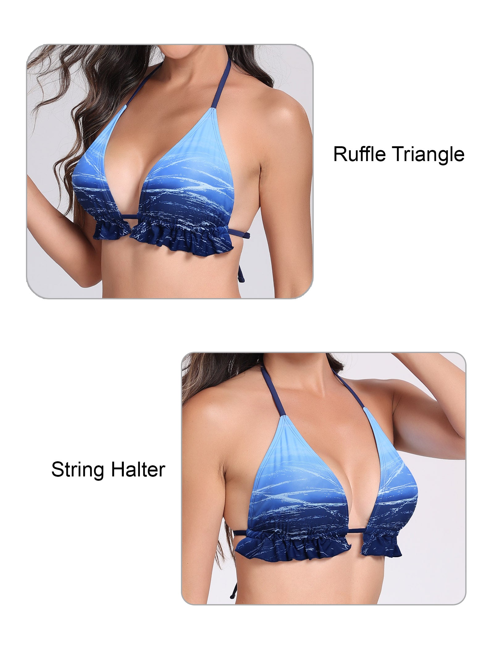Sea Soul Bikini Top with Removable Bra