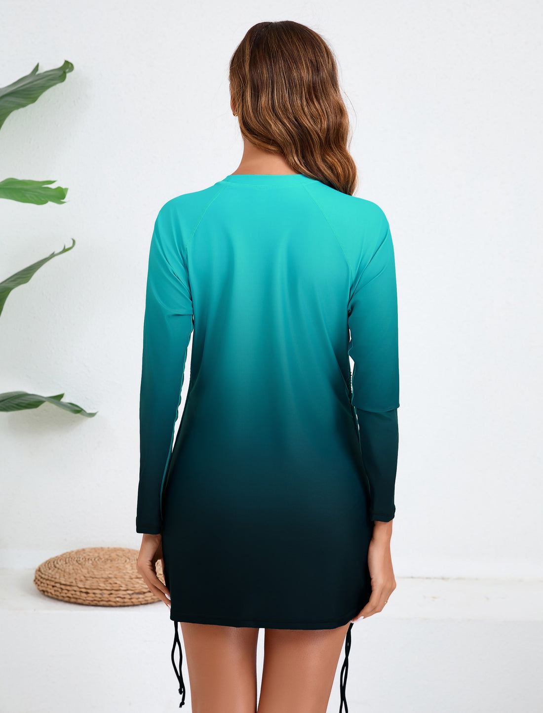 Halcurt Women Rash Guard Long Sleeve Swim Top