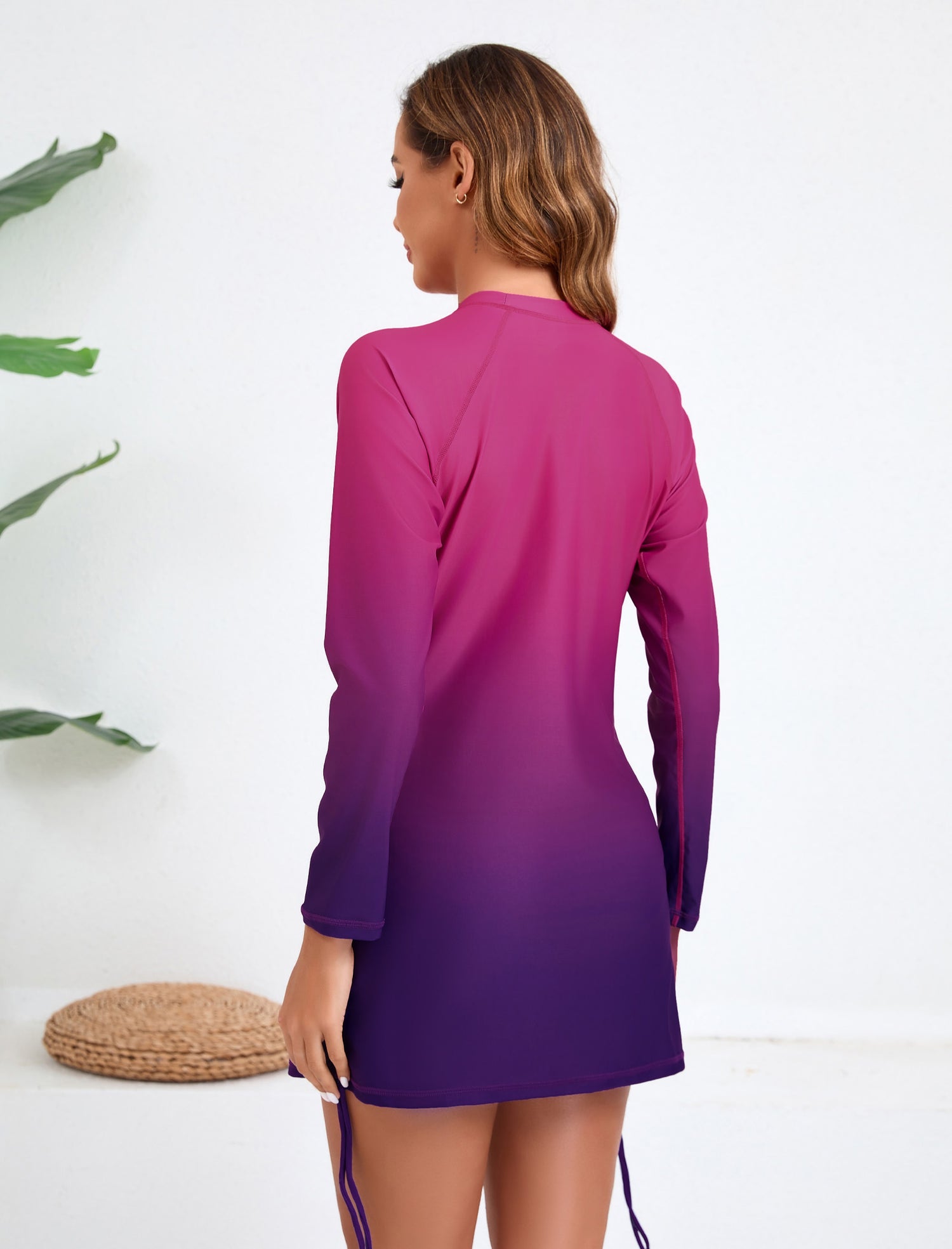 Halcurt Women Rash Guard Long Sleeve Swim Top