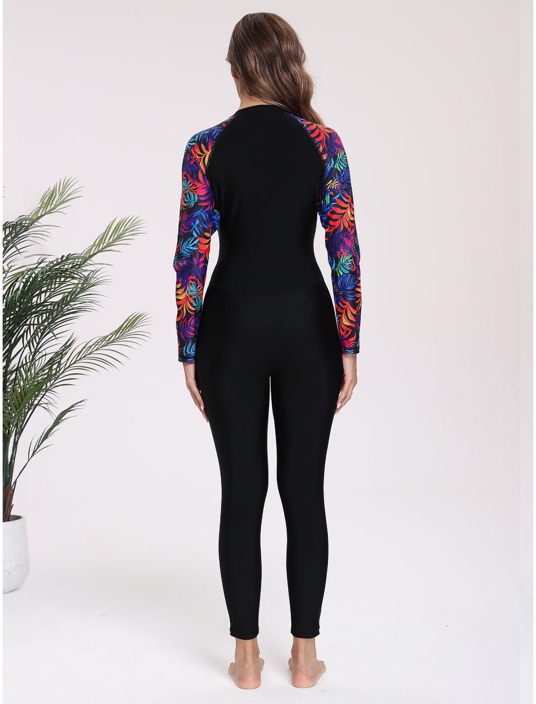 Adventure Base Layer Full Body One Piece Rash Guard with Built in Bra