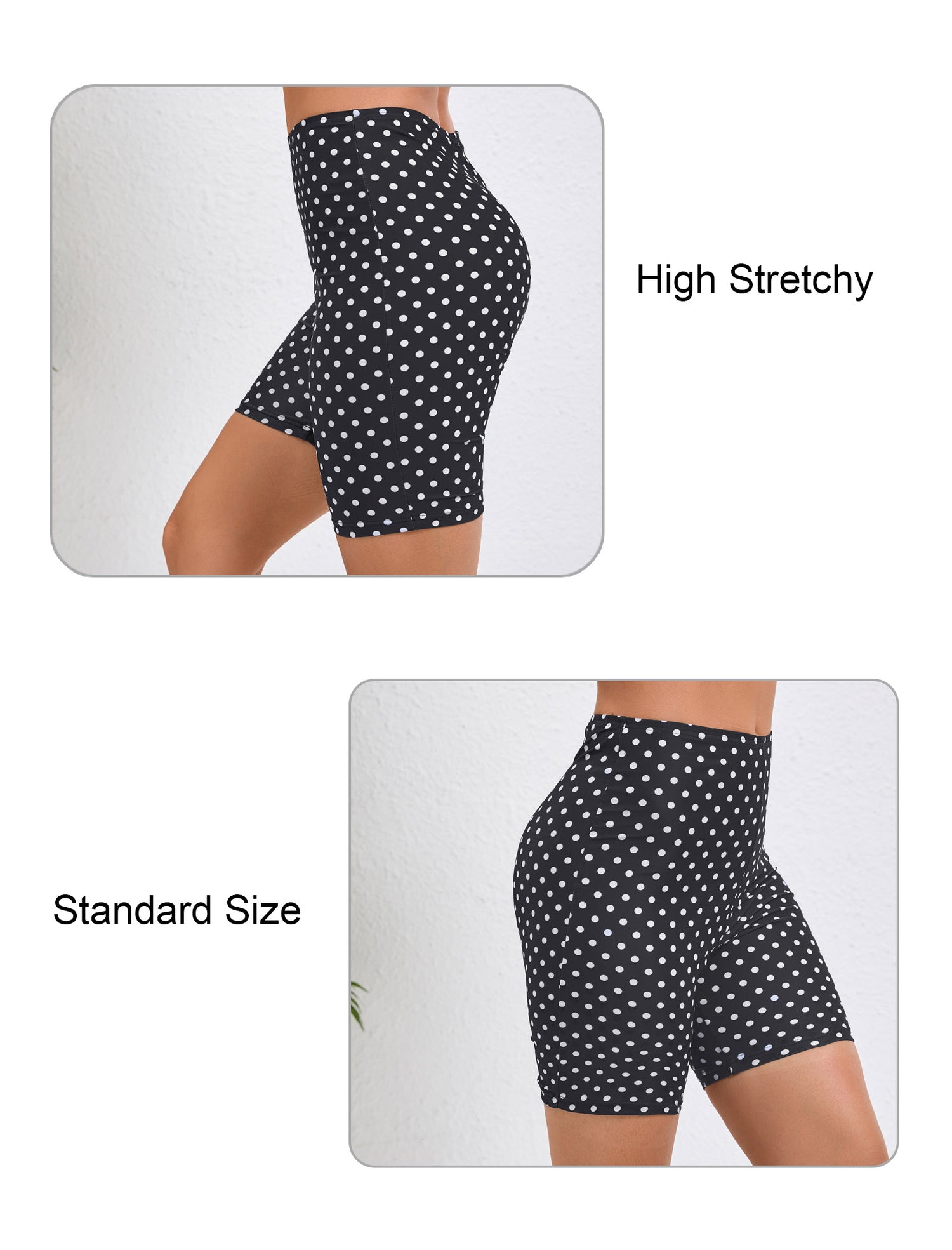 5 High Waisted Boyshort Swim Board Shorts (Available in Plus)