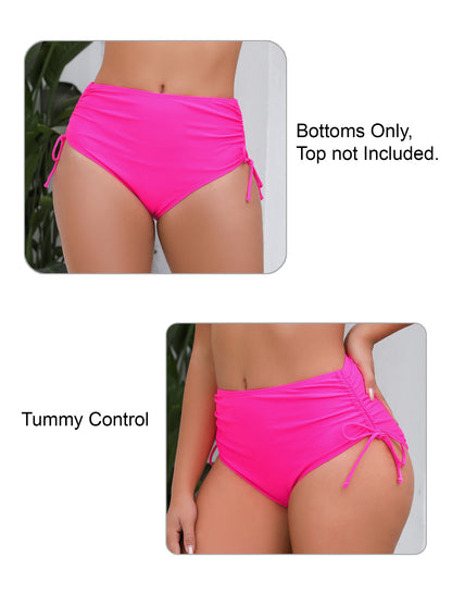 Seamless Days Tummy Control Adjustable Drawstring Swim Bottoms