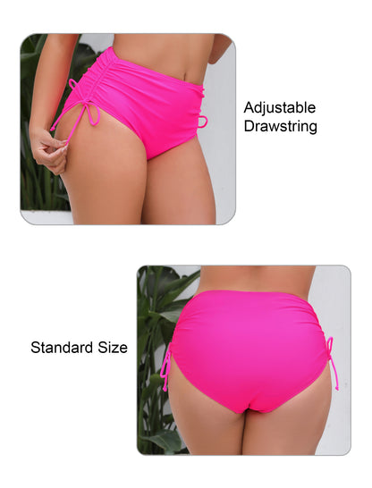 Seamless Days Tummy Control Adjustable Drawstring Swim Bottoms