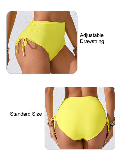 Seamless Days Tummy Control Adjustable Drawstring Swim Bottoms