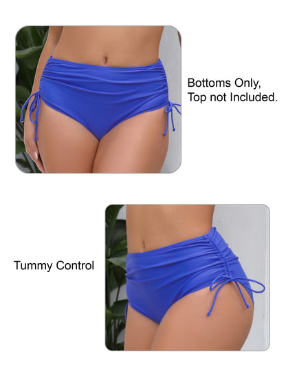 Seamless Days Tummy Control Adjustable Drawstring Swim Bottoms