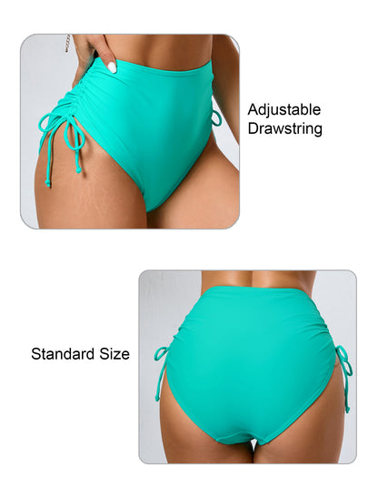 Seamless Days Tummy Control Adjustable Drawstring Swim Bottoms