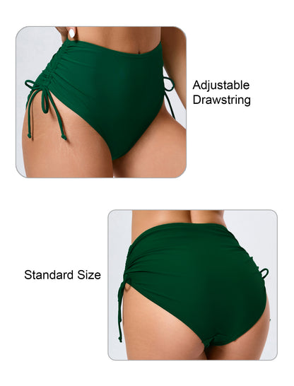 Seamless Days Tummy Control Adjustable Drawstring Swim Bottoms