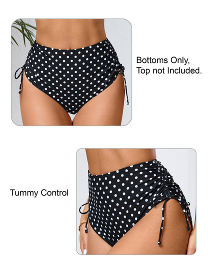 Seamless Days Tummy Control Adjustable Drawstring Swim Bottoms