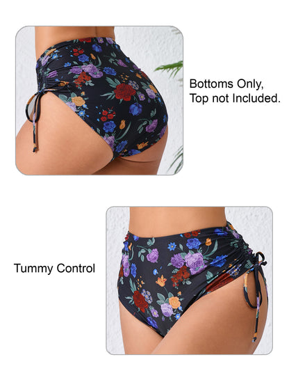 Seamless Days Tummy Control Adjustable Drawstring Swim Bottoms