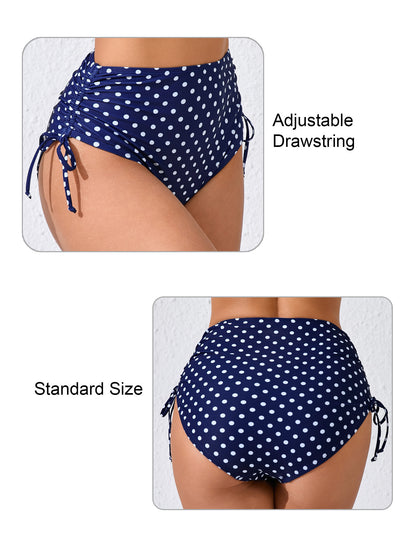 Seamless Days Tummy Control Adjustable Drawstring Swim Bottoms