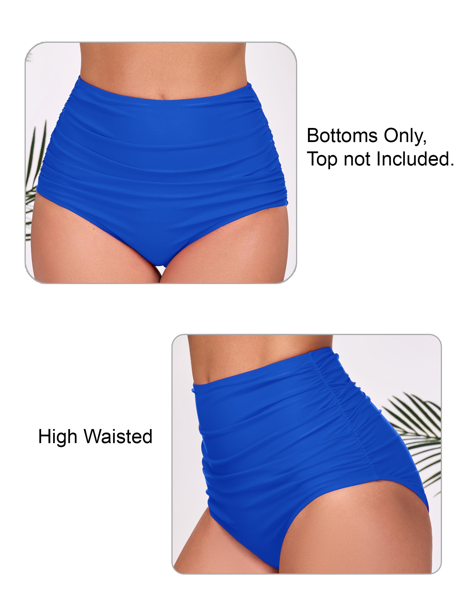 Effortless Shoreline High Waisted Full Ruched Swim Bottoms