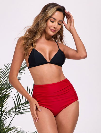 Effortless Shoreline High Waisted Full Ruched Swim Bottoms