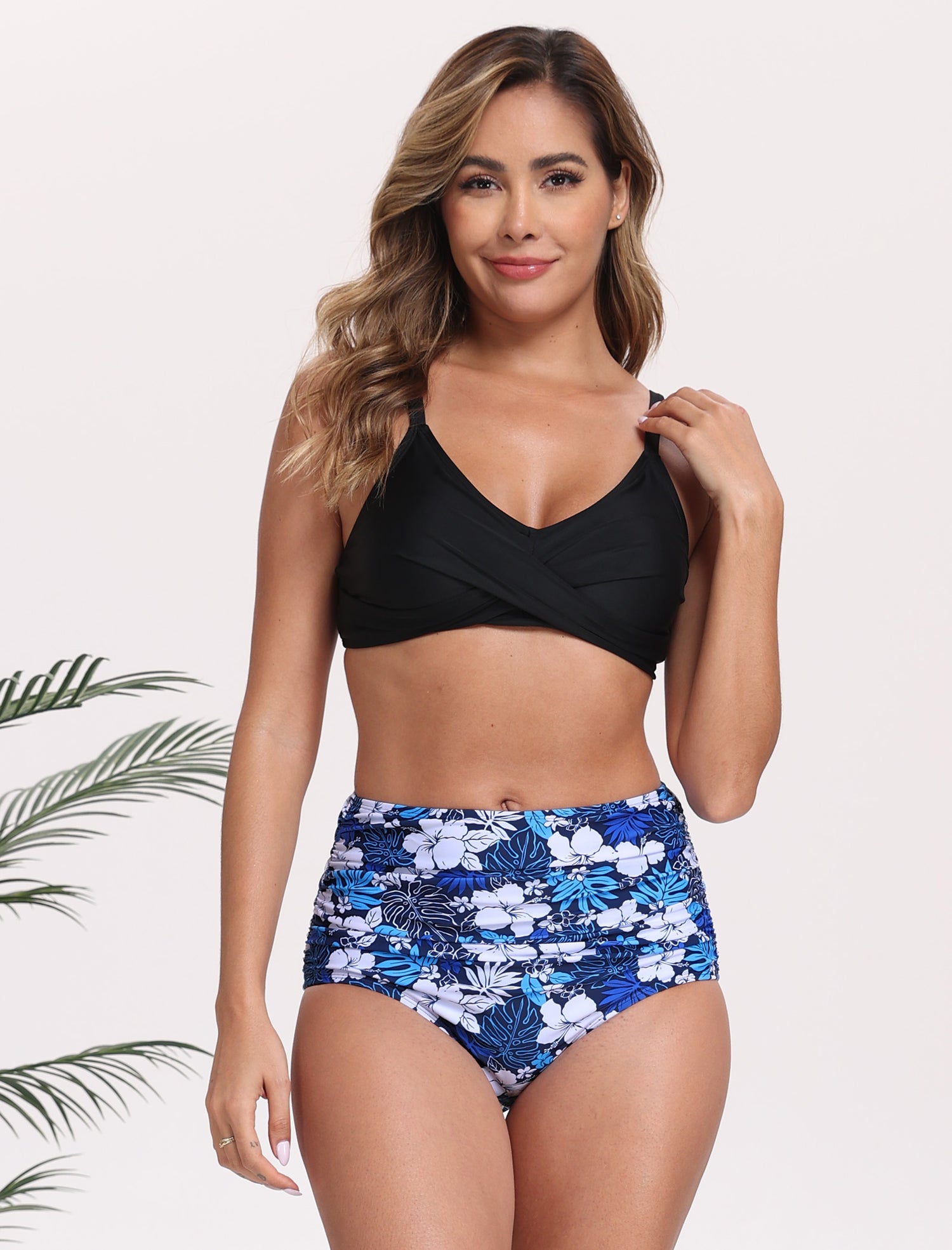 Effortless Shoreline High Waisted Full Ruched Swim Bottoms