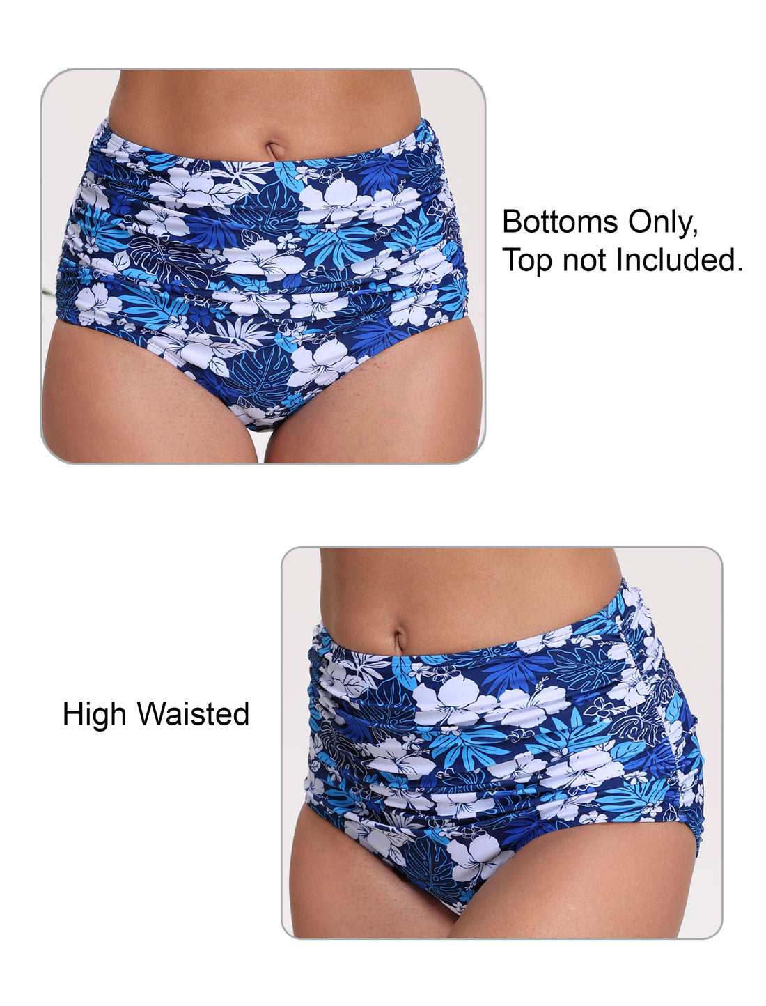 Effortless Shoreline High Waisted Full Ruched Swim Bottoms